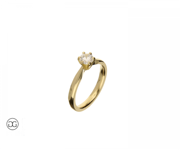 Brillantring Frankfurt Brillant 0,45ct